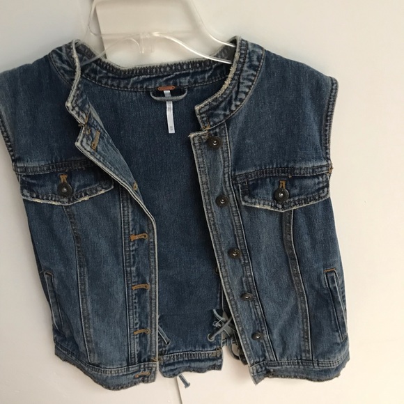 Free People Jean Vest—XS - Picture 2 of 2
